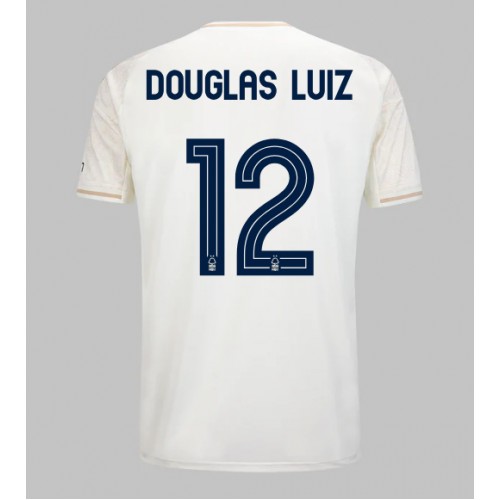 Nottingham Forest Douglas Luiz #12 Replika Bortatröja 2025-26 Kortärmad